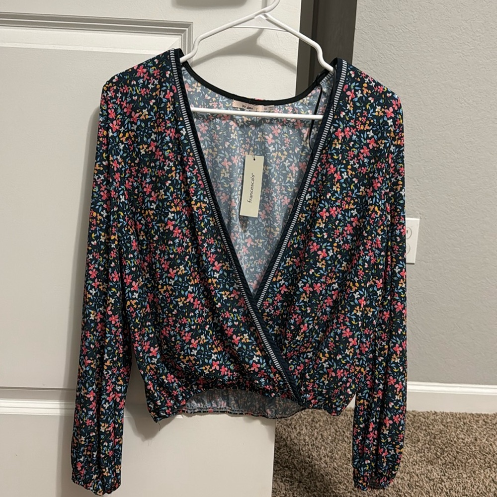 Floral long sleeve blouse